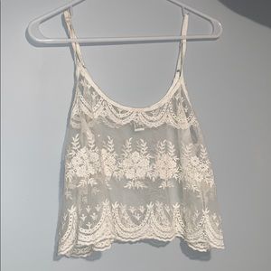 White Lace Top